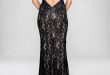 cachet dress ... cachet long formal lace dress evening gown - the dress outlet JRHETKM