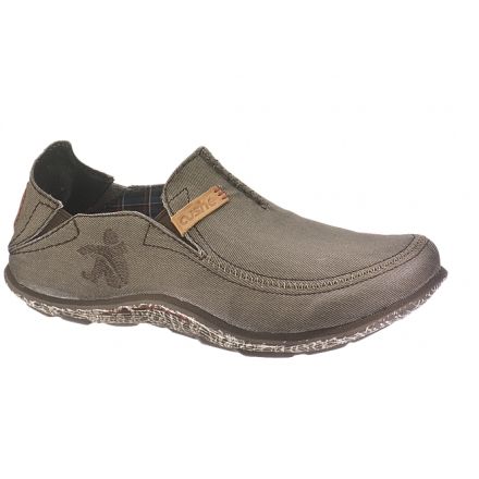 cushe shoes cushe surf slipper waxed loafer - menu0027s-8 us-brown twill MKUPQQV