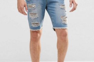 denim shorts for men ripped and faded mens shorts denim RDABTFU