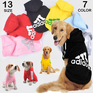 dog clothes image is loading winter-casual-adidog-pets-dog-clothes-warm-hoodie- IQTYTUH