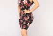 flowers and chocolate floral dress - black YOUIHOW