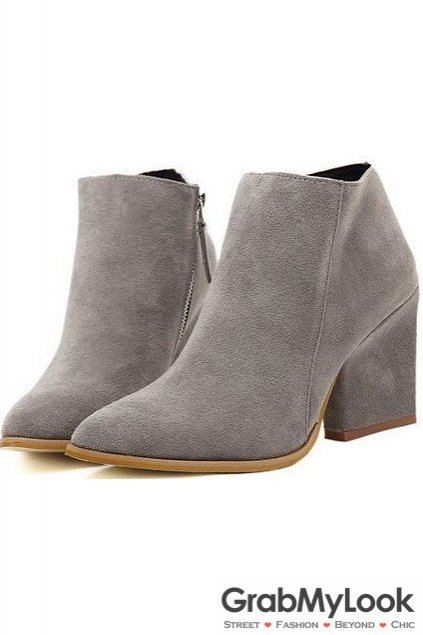 grey suede boots suede color lace up rock funky military ankle flat boots ... YHZCDMM