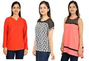 ladies tops image is loading timbre-women-tops-combo-pack-of-3-ladies- ISHIEPA