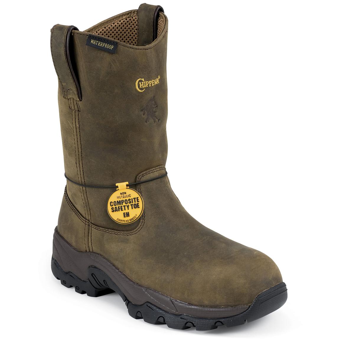 mens wellington boots menu0027s chippewa® waterproof composite toe wellington boots HKLSYNC