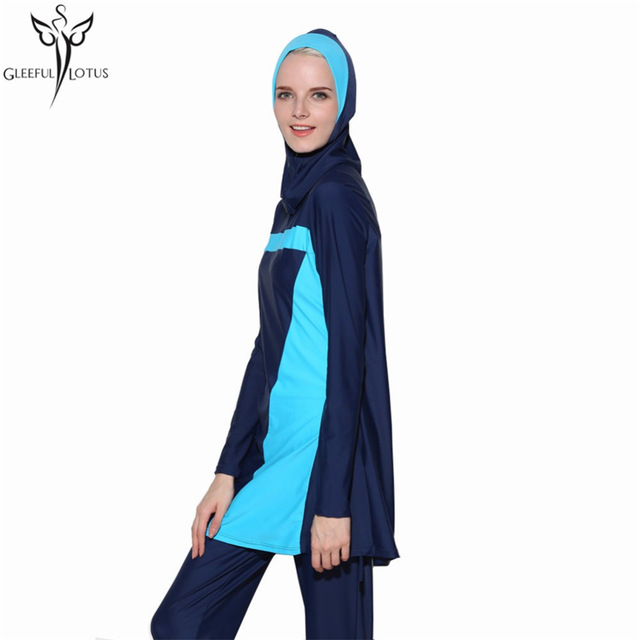muslim swimwear islamic modest swimsuits girls bathing suit muslimah  swimsuit for women long sleeve EZLURGT