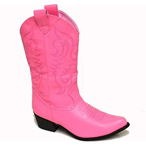Pink Cowboy Boots candyu0027s womens cowboy boots - pink EIGJCBJ
