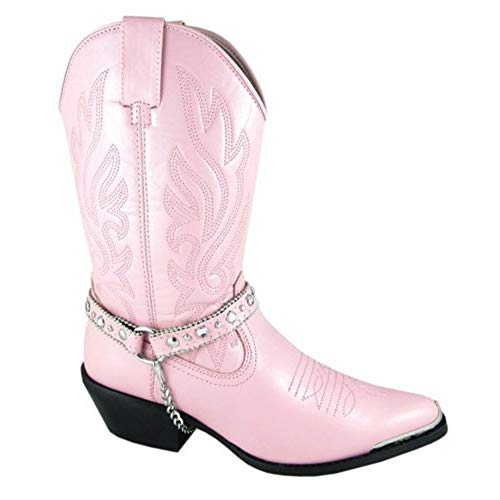 Pink Cowboy Boots smoky mountain womenu0027s charlotte harness cowgirl boot pointed toe pink 10 m  us LWFETCX