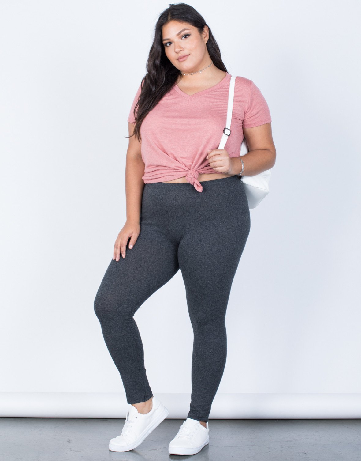 Look Slimmer and taller with plus size leggings