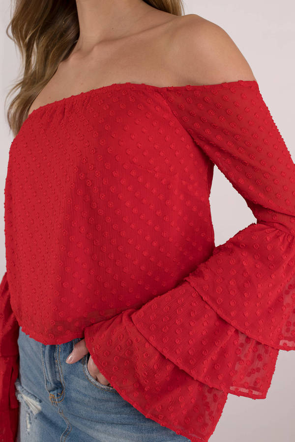 Red Blouse spot on red ruffle blouse spot on red ruffle blouse ... XIDXNOY