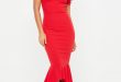 Red Dress red dresses - maroon u0026 wine colored dresses | missguided XHXYFWW