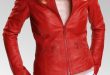 Red Leather Jacket once upon a time emma swan red leather jacket for women | hollywood jacket GUKDVHI