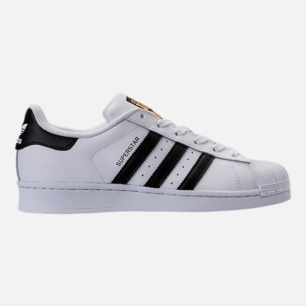 right view of womenu0027s adidas originals superstar casual shoes in white/black XSTLVVA