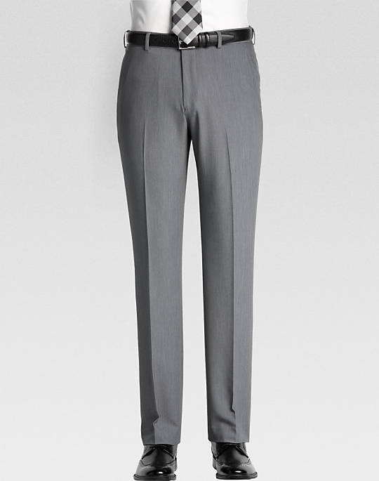 Slim fit pants egara gray herringbone slim fit pants - mens dress pants, pants - menu0027s  wearhouse HQQNUDK