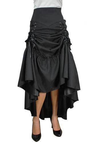 steampunk skirts | bustle skirts, lace skirts, ruffle skirts three way lace  up skirt MGIDKJF