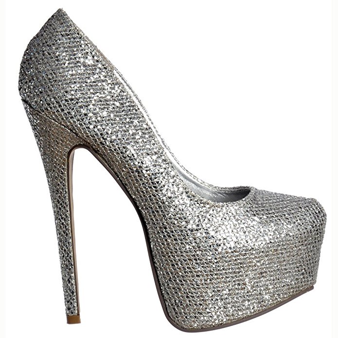 Stilettos shoes get quotations · onlineshoe womenu0027s ladies concealed platform high heel shoes  stilettos - nude EMOPZKC