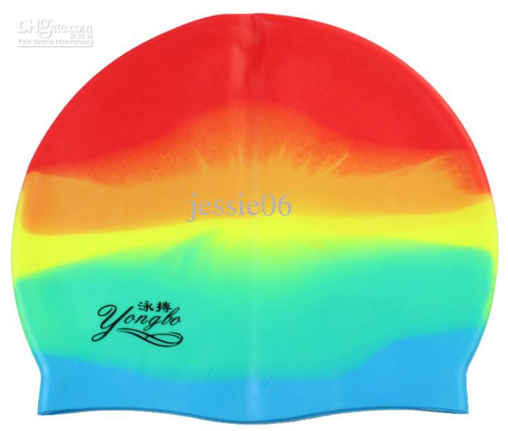 Swimming hats 2018 2013 new fashion silicone swim cap color swimming cap bathing cap man  menu0027s YOVQPYH