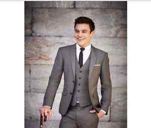 Tweed Suits image is loading mens-grey-3-piece-herringbone-tweed-suit-vintage- AWTLJUO