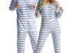 womens footed pajamas u0027blue steelu0027 adult footed onesie pajamas. u0027 BSIZUSL