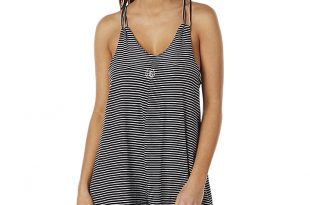 Womens Playsuits black stripe womens clothing stussy playsuits + overalls - st162603blk_strp  ... NDXKIXJ